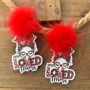 loved earrings one loved mama stud backing